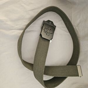 Men's Olive Green Canvas Belt
